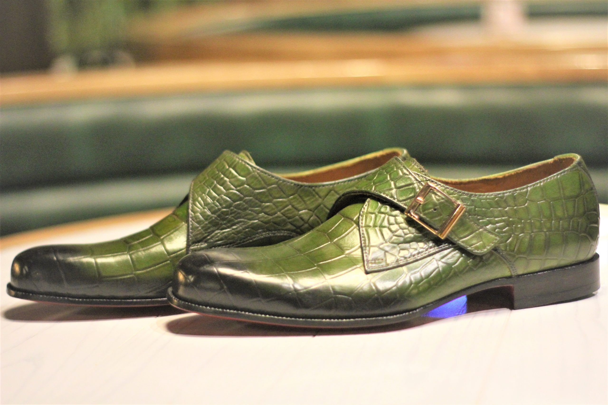 Green Leather Shoes Leather Green Shoes