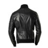 Men's Essential Black Leather Jacket - Image 2