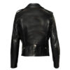 Men's Stylish Black Leather Jacket - Image 2