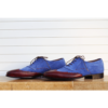 Men's Two Toned Designer Leather Dress Shoes - Image 5