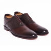 Men's Handmade Two Toned Brown Leather Shoes - Image 4