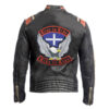 Men's Black Rough and Tough Vintage Leather Jacket - Image 2
