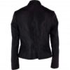Women's Elegant Black Leather Jacket - Image 2