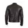 Men's Concert Night Black Quilted Leather Jacket - Image 2
