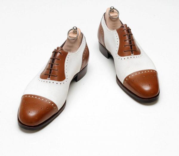 Brown Oxford Leather Shoes