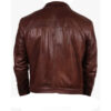 Men's Brown Simple & Stylish Leather Jacket - Image 2