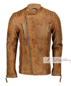 Voguish Vintage Classic Brown Men's Leather Jacket