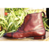Handmade Leather Boots | Brown Boots for men in Cap toe Style - Image 2