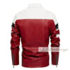 Men's Three Toned Leather Jacket - Image 3