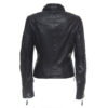 Rocks- Women's Black Leather Jacket - Image 2