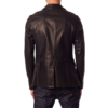Browned - Men's Leather Blazer Coat - Image 2
