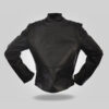 Strip Color - Men's Black Leather Jacket - Image 3