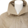 Hazel - Women's Brown Leather Coat - Image 2