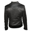 Biker Style- Black Bomber Jacket for Men - Image 2