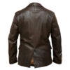 Cooper - Men's Brown Leather Jacket - Image 2
