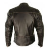Biker Stripes- Men's Mud-Brown Leather Jacket - Image 4