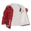 Checked- Red Leather Jacket - Image 3
