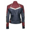 Spider Web- Women's Leather Jacket - Image 2