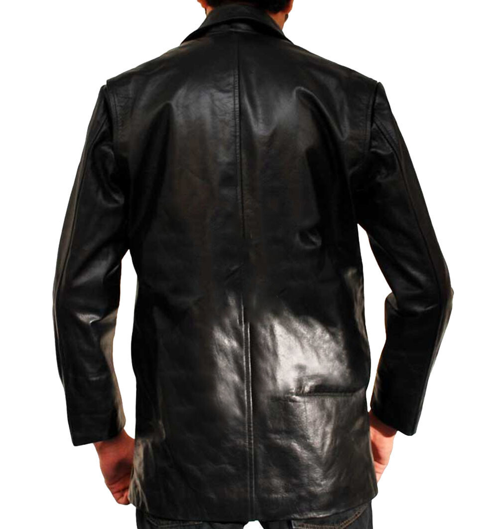 Buy Simple Black Leather Jackets Online from leatheriza.com