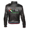 UAE National Day Black Leather Jacket - Image 2