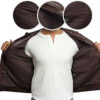 Men Brown Leather Jacket - Image 3