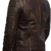Tan Brown Leather Jacket for Men - Image 4