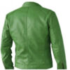 Kelly Green Men Leather Jacket - Image 2