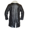 Men Black Leather Coat - Image 2