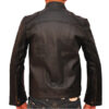 Men Black Leather Jacket - Image 2