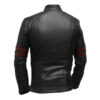 Men Black Leather Jacket - Image 2