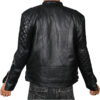 Men Black Leather Jacket - Image 3
