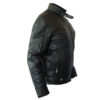 Men Black Leather Jacket - Image 3