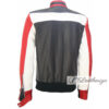 Red & Black Modish Motorcycle Leather Jacket For Men - Image 3