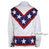 Blue Red White Stylish Router Men's Leather Jacket - Image 3