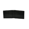 Men’s Dark Black Bi-Fold Leather Wallet - Image 3