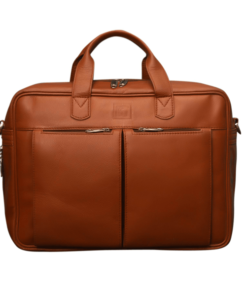 Double Pocket Leather Bag