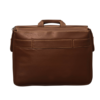 Brunette Leather Messenger Bag - Image 2