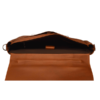 Caramel Leather Messenger Bag - Image 3