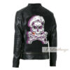 Skull Black Leather Jacket
