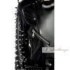 Voguish Studded Women's Black Biker Leather Jacket - Image 2