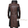 trench leather coat