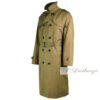 Yellow Leather Trench Coat For Men - Image 4