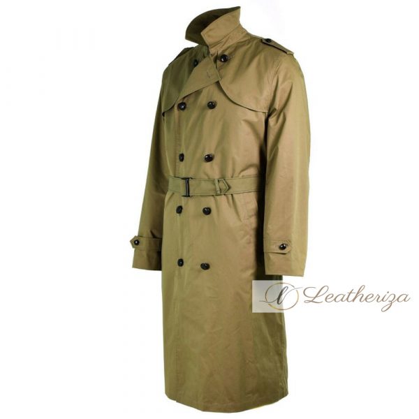 Buy Yellow Leather Trench Coat for Men Online in USA, UK & Australia