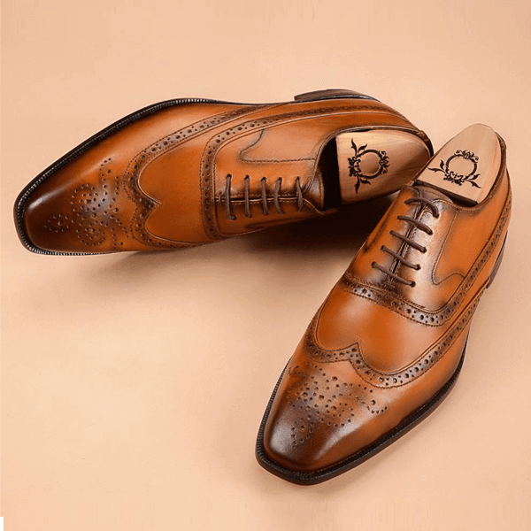 Wingtip Oxford Handmade Shoes For Men