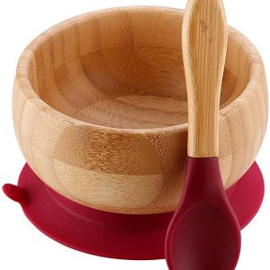 Baby Bamboo Round Bowl & Spoon