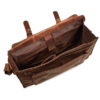 Retro full grain genuine Hunter Leather Laptop Messenger Bag - Image 2