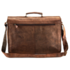 Retro full grain genuine Hunter Leather Laptop Messenger Bag - Image 3