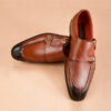 Brown Monkstraps Shoes for Men - Image 2
