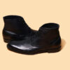Black Handmade Leather Boots For Men - Image 3