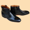 Handmade Leather Black Boots For Men - Image 3